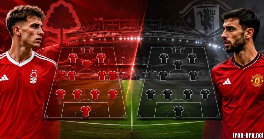 Nottingham Forest vs Manchester United F.C. Lineups